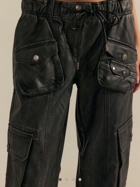 Free People Tahiti Vegan Cargo Pants Small NWT